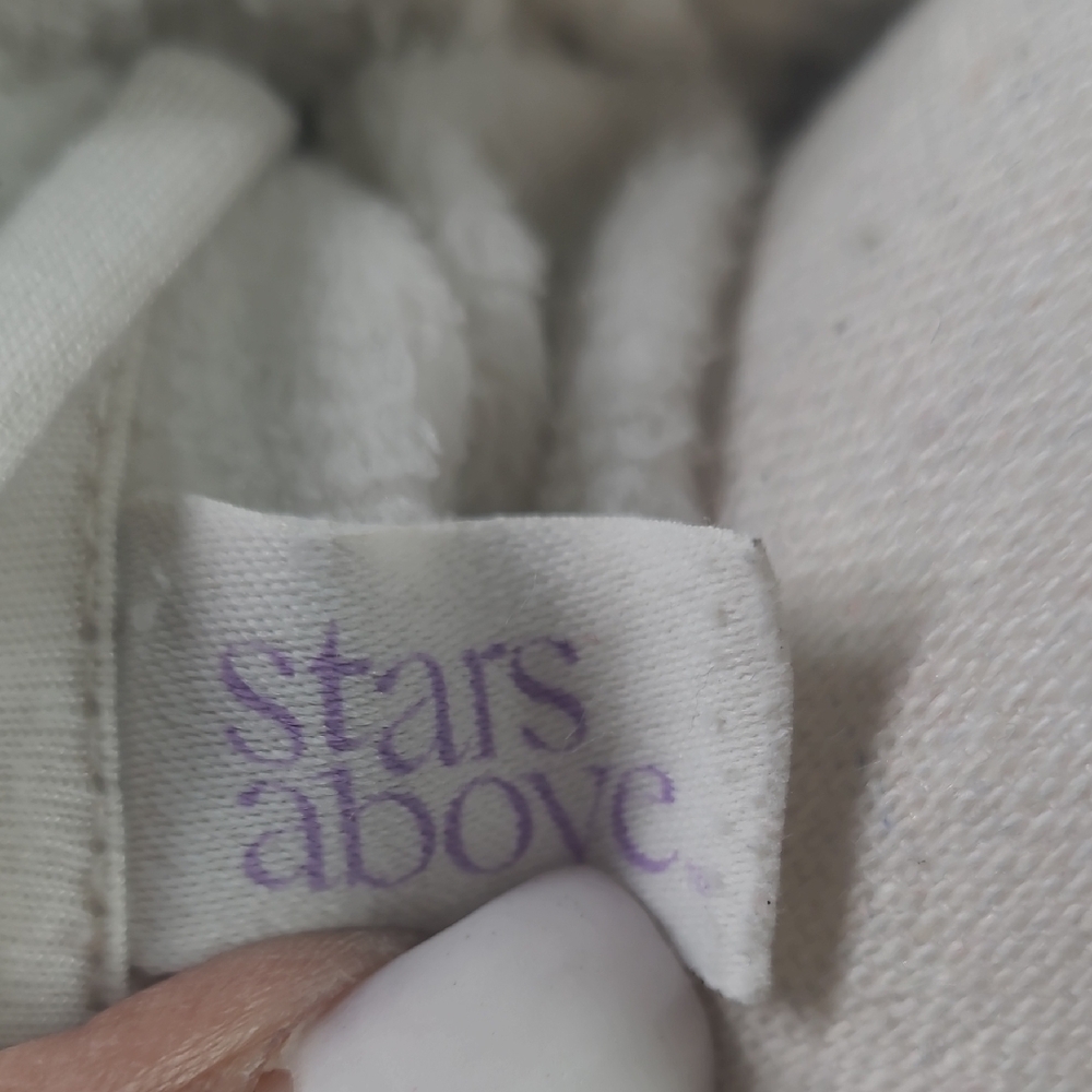 Stars Above Plush Cream Robe - Picture 6 of 9